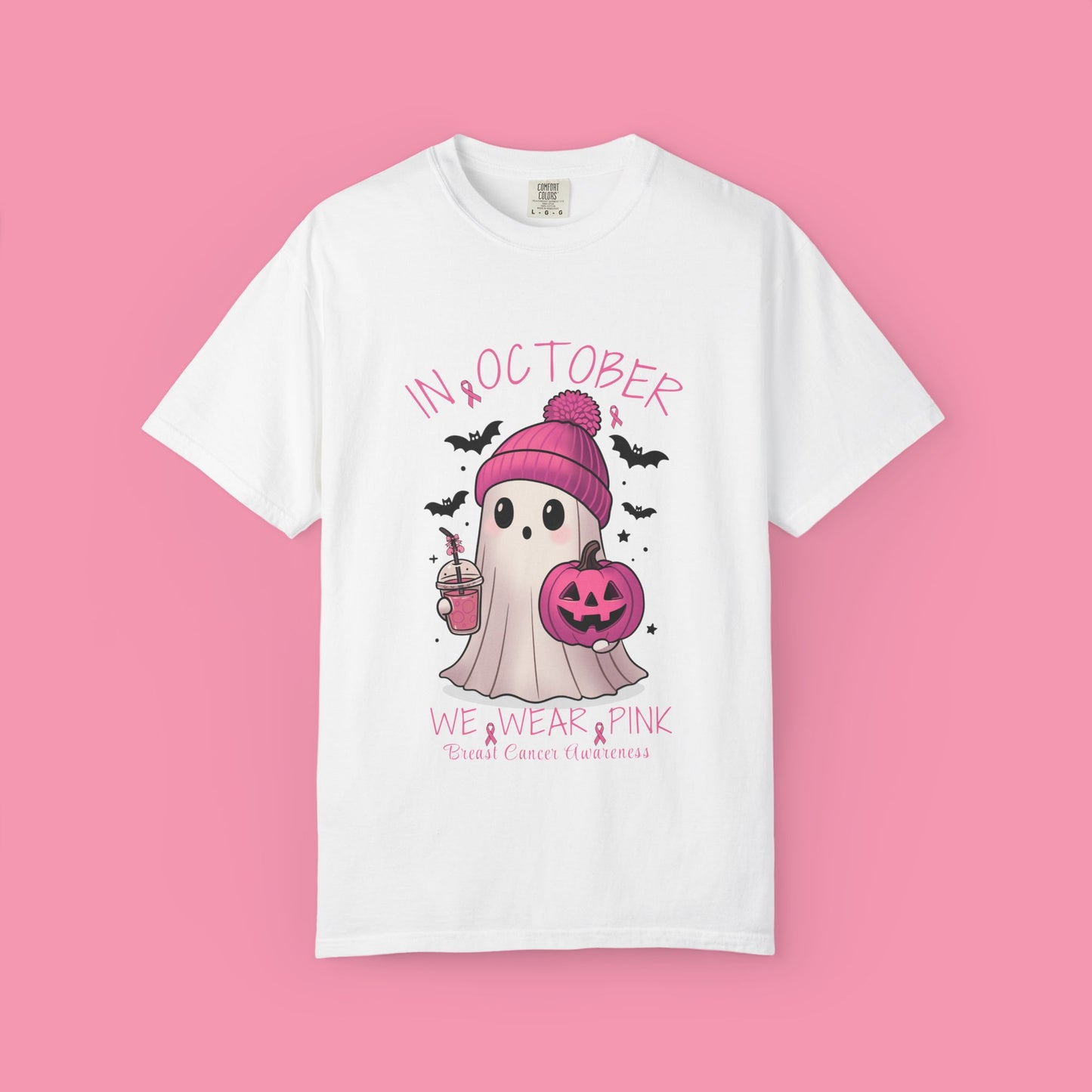 Halloween Ghost T-Shirt, Cute October Tee, Festive Fall Wear, Unisex Graphic Tee, Unique Gift for Halloween Lovers