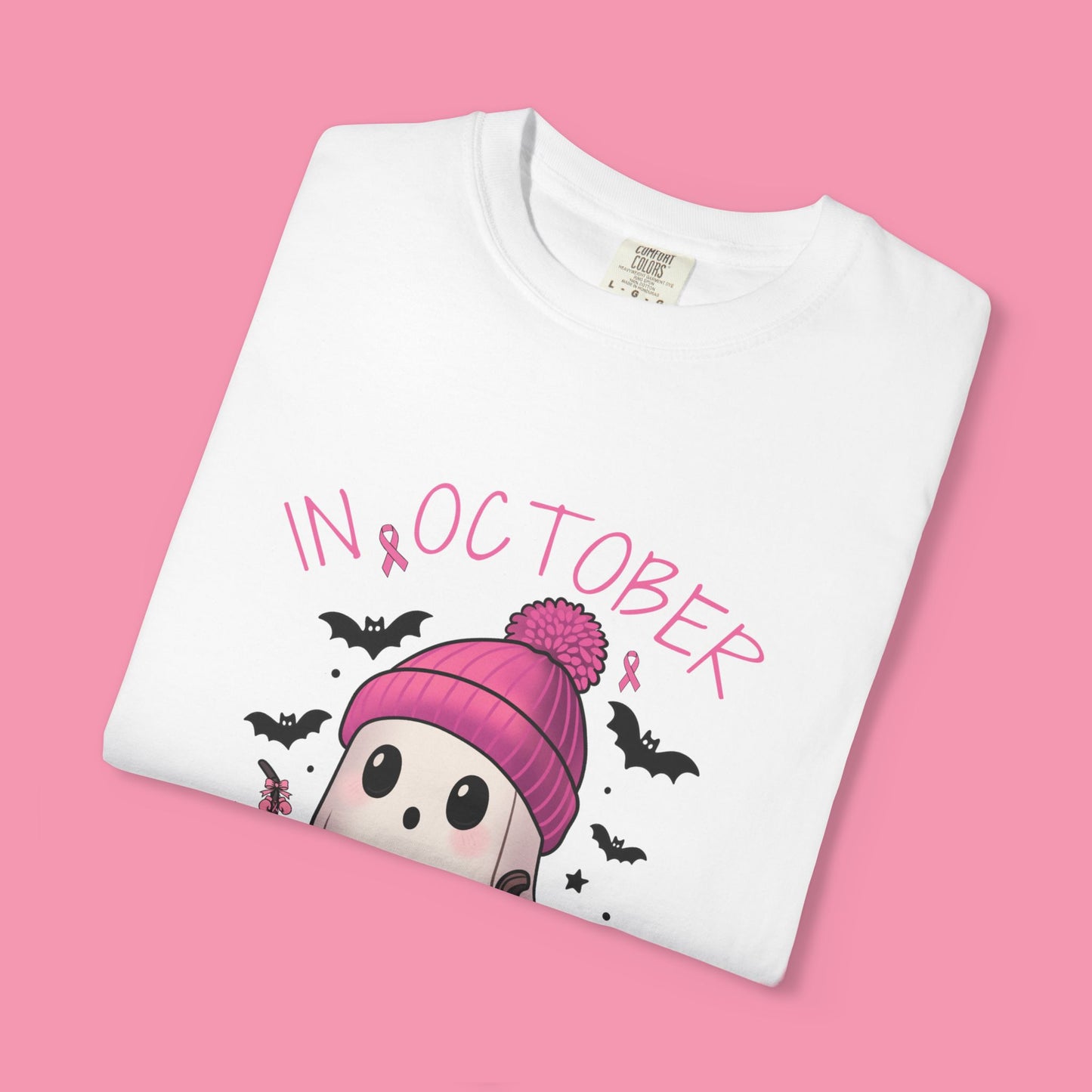 Halloween Ghost T-Shirt, Cute October Tee, Festive Fall Wear, Unisex Graphic Tee, Unique Gift for Halloween Lovers