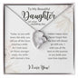 To My Daughter | Forever Love Necklace, 💍 On Your Wedding