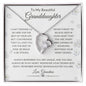 To My Granddaughter |Forever Love Necklace from GRANDMA š