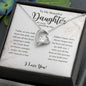 To My Daughter | Forever Love Necklace, 💍 On Your Wedding