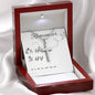 Sincere Condolences | Personalized Cross for Loss of Loved One
