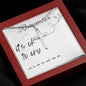 Sincere Condolences | Personalized Cross for Loss of Loved One