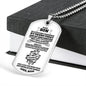 To My Son | I'm Proud of You Dog Tag