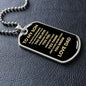 To My Son | Always Remember Dog Tag, Love Dad