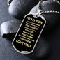 To My Son | Always Remember Dog Tag, Love Dad