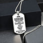 To My Son | I'm Proud of You Dog Tag
