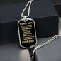 To My Son | Always Remember Dog Tag, Love Dad