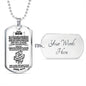 To My Son | I'm Proud of You Dog Tag
