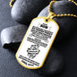 To My Son | I'm Proud of You Dog Tag