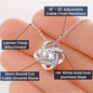 To My Wife | Love Knot Necklace, From Your Husband
