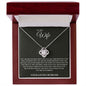 To My Wife | Love Knot Necklace, From Your Husband