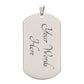 To My Son Personalized Dog Tag | I'm Always Here for You