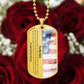 To My Son Personalized Dog Tag | I'm Always Here for You