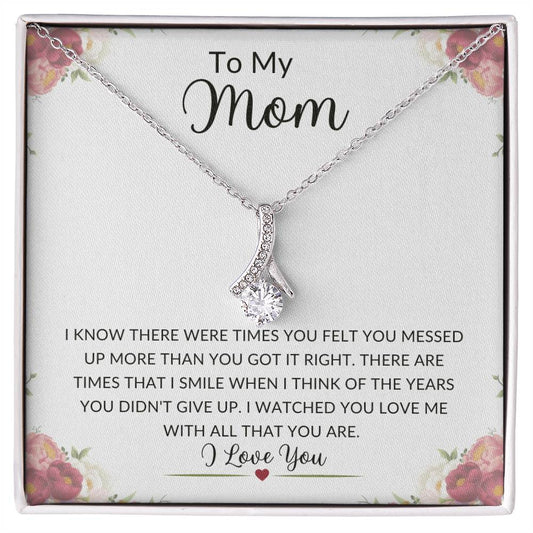 To My Mom Necklace | There Are Times That I Smile 🥰