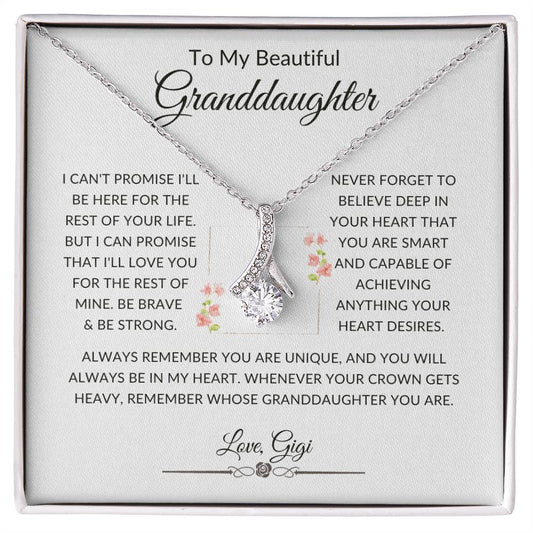 To My Granddaughter | Alluring Beauty Necklace from GIGI 💓