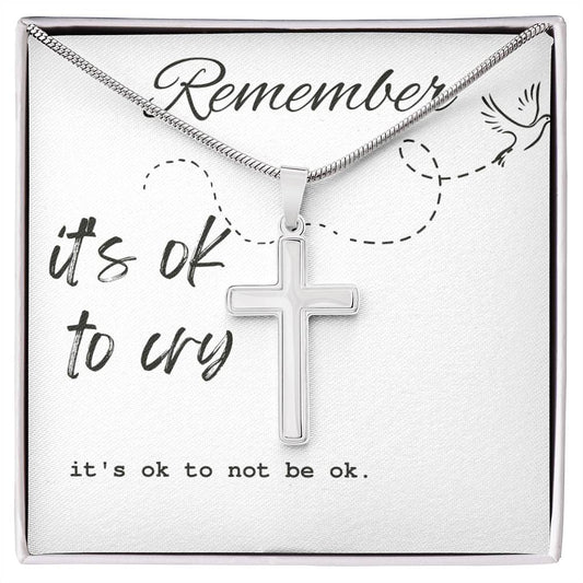 Sincere Condolences | Personalized Cross for Loss of Loved One